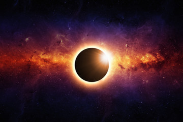 Obraz na płótnie Canvas Full eclipse