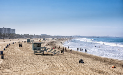 Santa Monica beach, Los Angeles, California