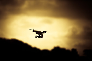 Photo of a quadrocopter