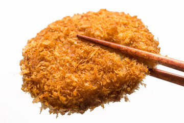 コロッケ croquettes 白背景