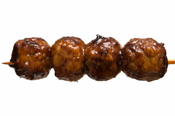 つくね 焼き鳥 yakitori 白背景