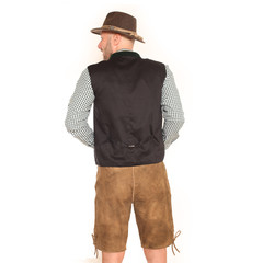Mann in Trachten Lederhose