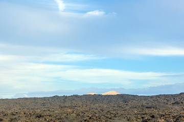 volcano in Timanfaya national park