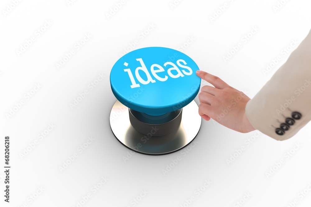 Poster ideas against white background with vignette