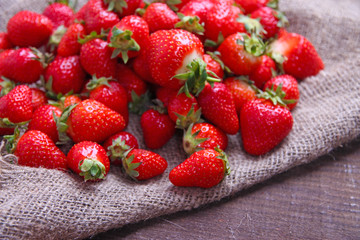 Ripe sweet strawberries