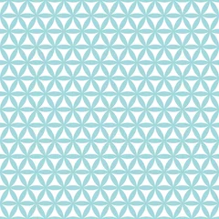 Retro, Seamless, Muster, Blumen, Türkis © Jan Engel