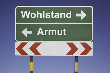 Wohlstand, Armut