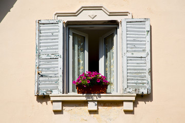 Fototapeta na wymiar venegono window varese palaces italy abstract