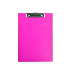 Colorful plastic clipboard