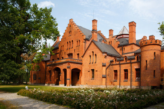 Sangaste castle in Valgamaa, Estonia