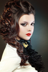 Fototapeta premium steampunk girl