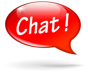 Vector chat speech bubble