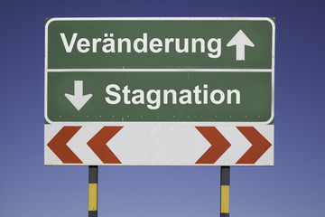 Veränderung, Stagnation