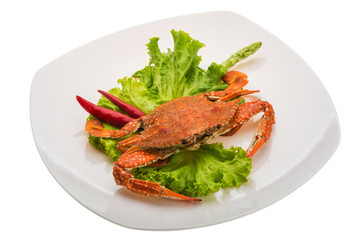 Boiled crab