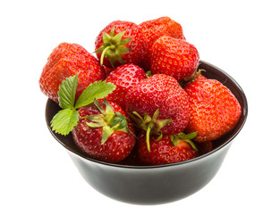 Strawberry in the bowl