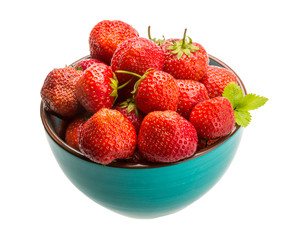 Strawberry in the bowl