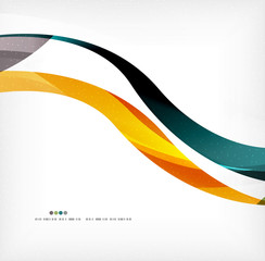 Business wave corporate background