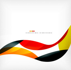Business wave corporate background