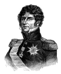 Obraz premium French Marshal - King of Sweden/Norway - begining 19th century