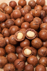 Macadamia nuts textue