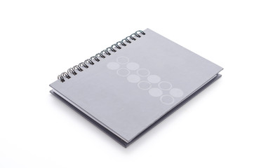 Notebook isolated on white