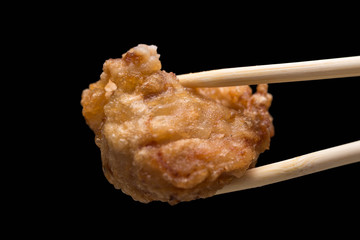 唐揚げ karaage 黒背景