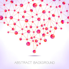 Molecule background.