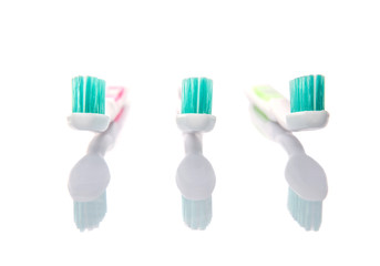 Toothbrush over white background 