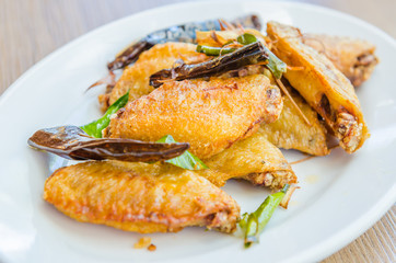 Fried chicken wings