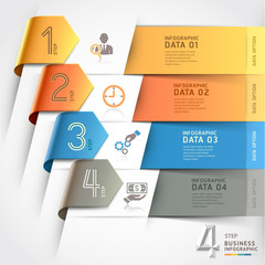 Abstract arrow infographics template.