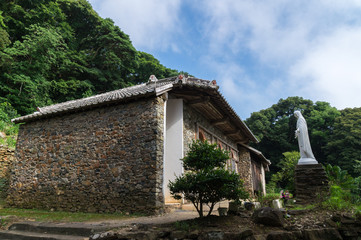 Obraz premium Ohno Church (大野教会堂) in Nagasaki