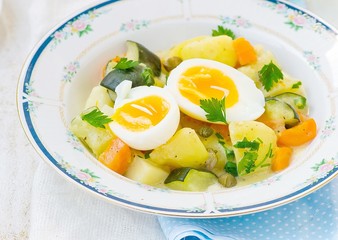 stewed vegetables  with egg