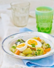 stewed vegetables  with egg