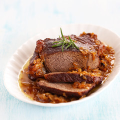 German Onion Roastbeef
