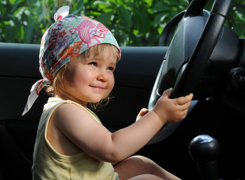 Driving child