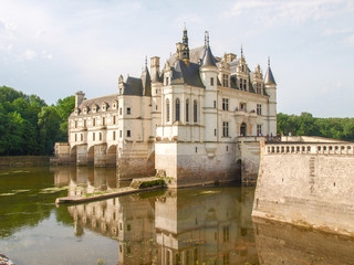 Fototapeta premium View of the castle and gardens