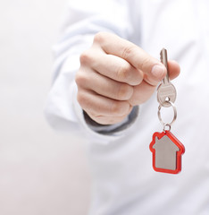 House key in hand