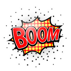 Boom, Comic Speech Bubble