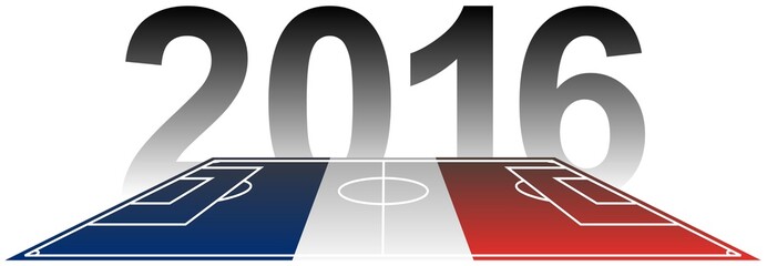 Fußball Frankreich France 2016 - obrazy, fototapety, plakaty