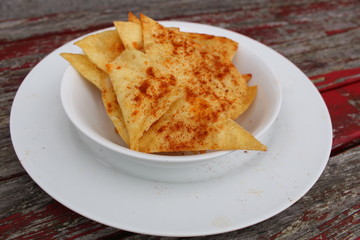 homemade tortilla chips