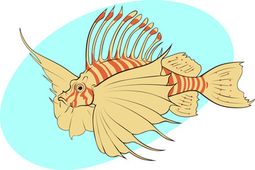 exotic tropical fish