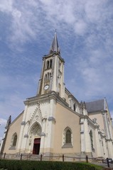 Fototapeta na wymiar Eglise St Nicolas à Craon