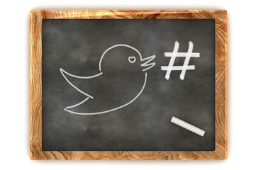 Blackboard Hashtag Social Media