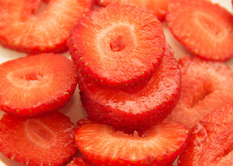 red strawberries