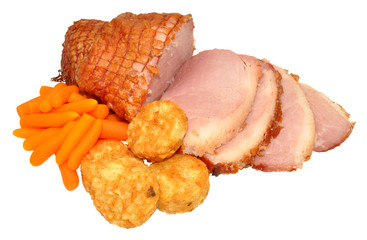 Roasted Smoked Gammon Joint Meal