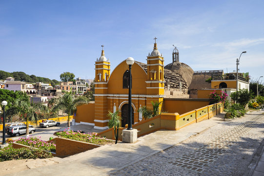 The oldest church in Lima, Peru