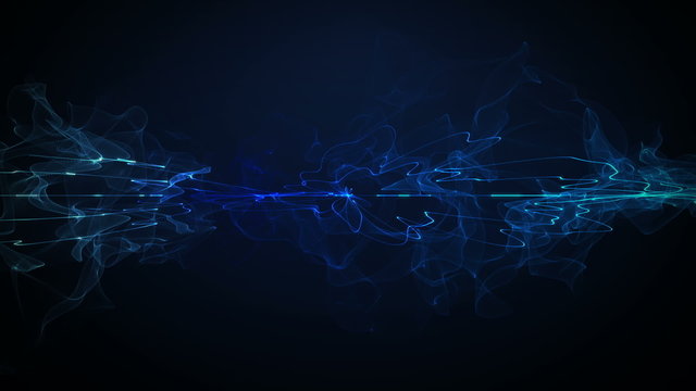 futuristic form. computer generated abstract motion background