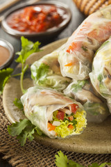 Healthy Vegetarian Spring Rolls