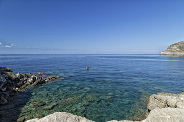 View of SantAngelo in Ischia Island