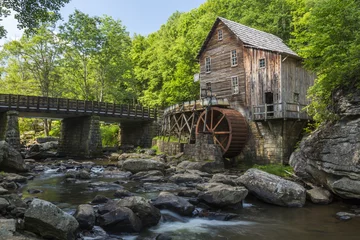 Foto op Plexiglas Molens Glade Creek Grist Mill